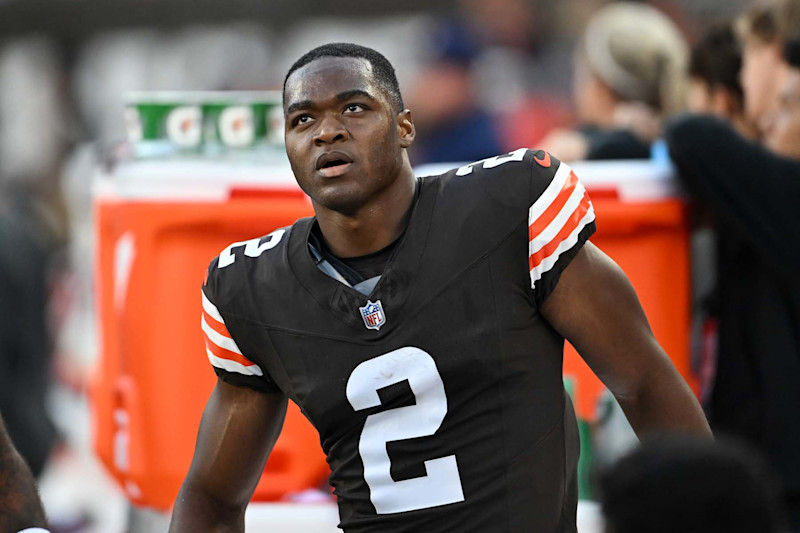 CLEVELAND, OHIO - SEPTEMBER 08: Amari Cooper #2 of the Cleveland Browns looks on during the fourth quarter against the Dallas Cowboys at Huntington Bank Field on September 08, 2024 in Cleveland, Ohio. (Photo by Nick Cammett/Diamond Images via Getty Images)