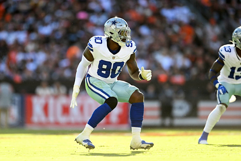 CLEVELAND, OHIO - SEPTEMBER 08: DeMarcus Lawrence #90 of the Dallas Cowboys in action during the second quarter against the Cleveland Browns at Huntington Bank Field on September 08, 2024 in Cleveland, Ohio. (Photo by Nick Cammett/Diamond Images via Getty Images)