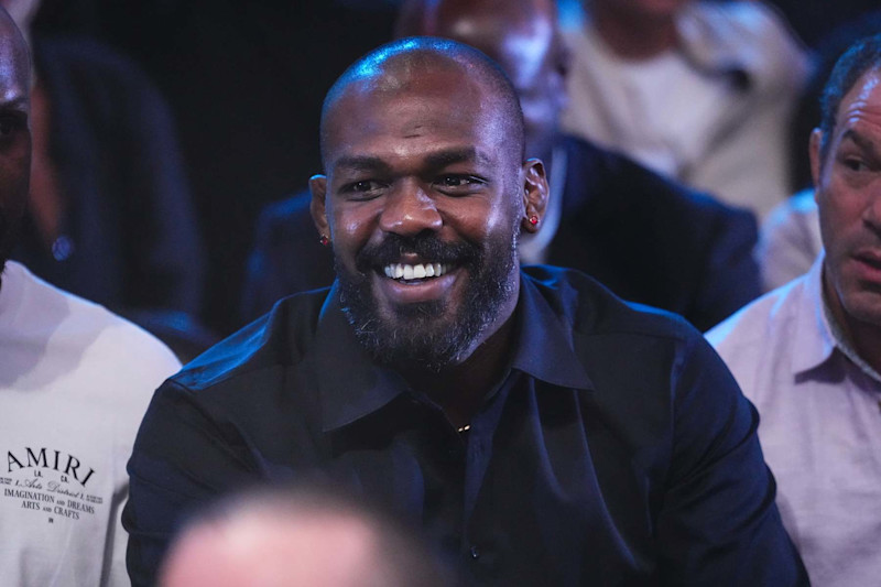 LAS VEGAS, NEVADA - SEPTEMBER 14: Jon Jones is seen in attendance during the UFC 306 at Riyadh Season Noche UFC event at Sphere on September 14, 2024 in Las Vegas, Nevada. (Photo by Jeff Bottari/Zuffa LLC)