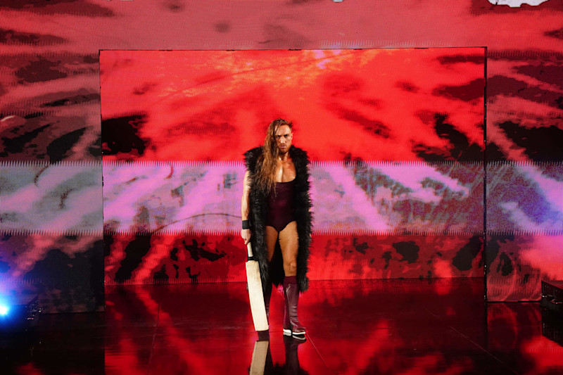 ST LOUIS, MISSOURI - OCTOBER 07: Pete Dunne makes his entrance during Monday Night RAW at Enterprise Center on October 7, 2024 in St Louis, Missouri. (Photo by WWE/Getty Images)