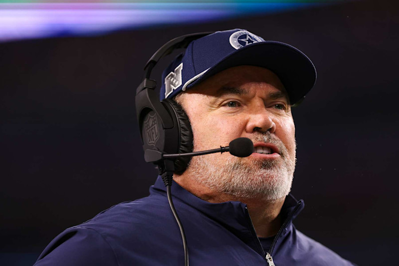 ARLINGTON, TEXAS - DECEMBER 09: Dallas Cowboys head coach Mike McCarthy looks on from the sideline during an NFL football game against the Cincinnati Bengals at AT&T Stadium on December 9, 2024 in Arlington, Texas. (Photo by Perry Knotts/Getty Images)