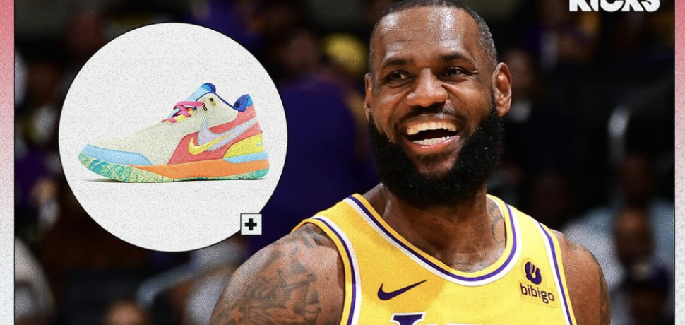 B/R Kicks - LeBron James with the early Off-White x Nike