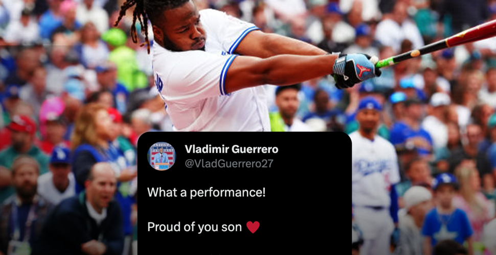 Blue Jays: Vladimir Guerrero Jr. gets lovely message from dad after Home  Run Derby win