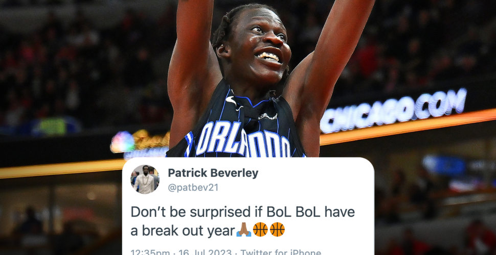 What's that got to do with Bol Bol?' 🤣🤣🤣 [via @nbaontnt], Bol Bol NBA
