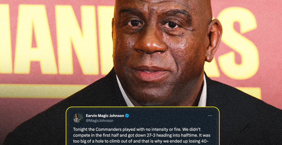 Washington Commanders: Magic Johnson reacts to preseason win