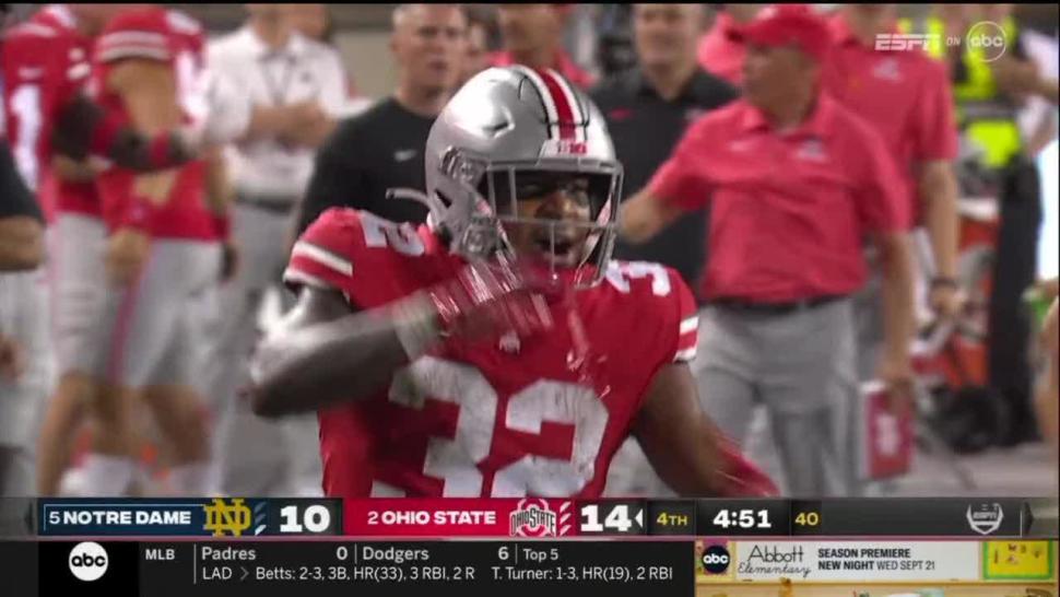 How Ohio State defeated Notre Dame 21-10 in a top-5 matchup