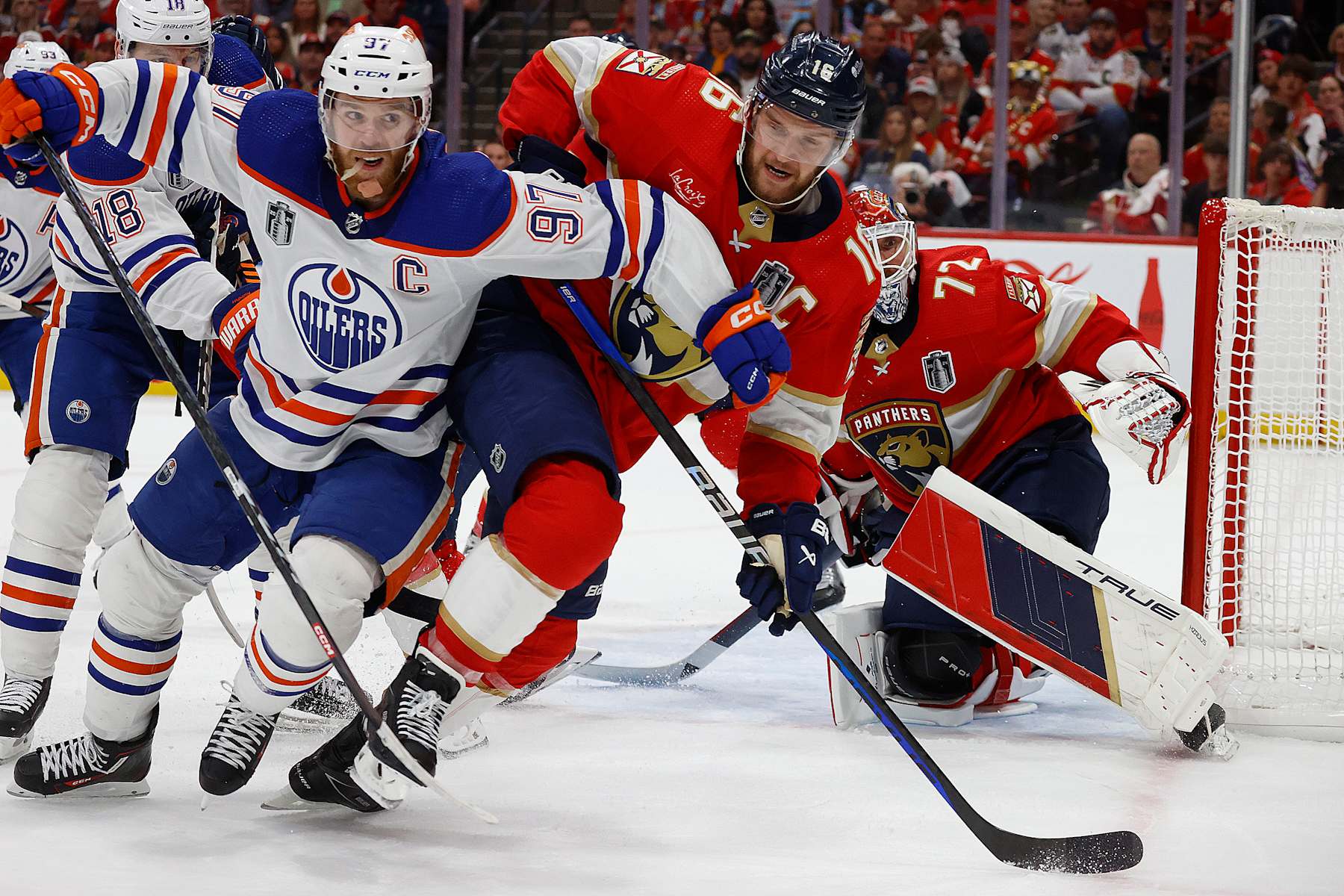 Connor McDavid and Aleksander Barkov