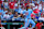 PHILADELPHIA, PENNSYLVANIA - AUGUST 15: Alec Bohm #28 of the Philadelphia Phillies hits a three-run home run in the bottom of the first inning against the Washington Nationals at Citizens Bank Park on August 15, 2024 in Philadelphia, Pennsylvania. (Photo by Mitchell Leff/Getty Images)