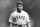 Portrait of baseball great Josh Gibson in a Homestead Grays baseball uniform. Known as the "Black Babe Ruth" for his home run prowess, Gibson played for the Pittsburgh Crawfords and the Homestead Grays in the Negro Leagues. He never had the opportunity to play in the Major Leagues because he died a few months before Jackie Robinson's historic debut with the Brooklyn Dodgers. 1945.
