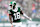 EAST RUTHERFORD, NEW JERSEY - SEPTEMBER 29: Mike Williams #18 of the New York Jets in action against the Denver Broncos at MetLife Stadium on September 29, 2024 in East Rutherford, New Jersey. (Photo by Luke Hales/Getty Images)