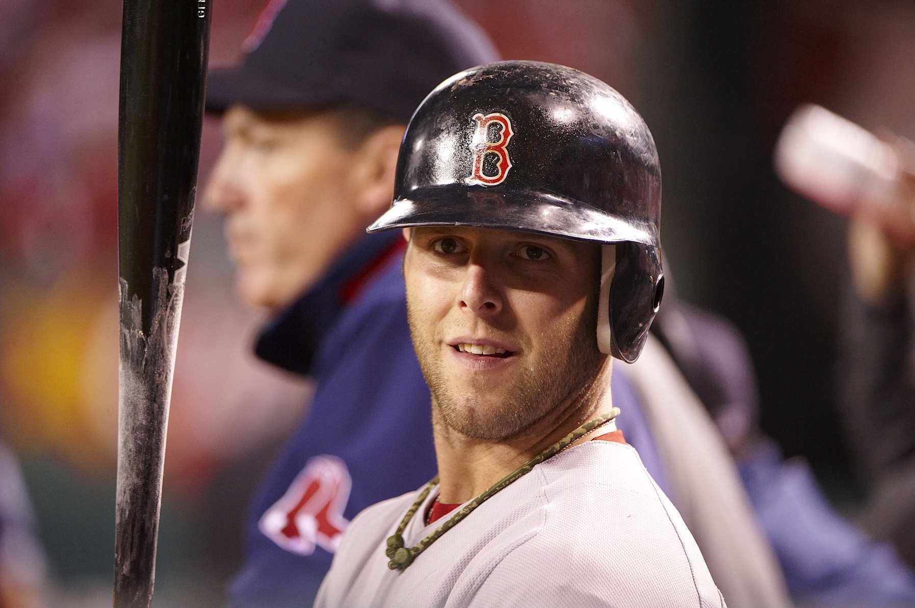 Baseball: ALDS Playoffs: Boston Red Sox Dustin Pedroia (15) during game vs Los Angeles Angels of Anaheim. Game 2. Anaheim, CA 10/3/2008 CREDIT: Robert Beck (Photo by Robert Beck /Sports Illustrated via Getty Images) (Set Number: X81165 TK2 R4 F72 )