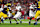 PASADENA, CA - JANUARY 01: QB Jalen Milroe (4) of the Alabama Crimson Tide drops back to pass during the Alabama Crimson Tide game versus the Michigan Wolverines CFP Semifinal at the Rose Bowl Game on January, 1, 2024, at the Rose Bowl Stadium in Pasadena, CA. (Photo by Brian Rothmuller/Icon Sportswire via Getty Images)