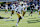 WEST LAFAYETTE, IN - SEPTEMBER 14: Notre Dame Fighting Irish defensive lineman Boubacar Traore (5) returns an interception for a 34-yard touchdown in the second quarter during a college football game against the Purdue Boilermakers on September 14, 2024 at Ross-Ade Stadium in West Lafayette, Indiana. (Photo by Joe Robbins/Icon Sportswire via Getty Images)