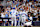 MIAMI, FL - SEPTEMBER 17: Shohei Ohtani #17 of the Los Angeles Dodgers is greeted by teammate Mookie Betts #50 after hitting a two-run home run in the third inning during the game between the Los Angeles Dodgers and the Miami Marlins at loanDepot park on Tuesday, September 17, 2024 in Miami, Florida. (Photo by Kelly Gavin/MLB Photos via Getty Images)