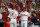 PHILADELPHIA, PENNSYLVANIA - OCTOBER 11: Trea Turner #7 of the Philadelphia Phillies celebrates with Bryce Harper #3 after hitting a solo home run against the Atlanta Braves during the sixth inning in Game Three of the Division Series at Citizens Bank Park on October 11, 2023 in Philadelphia, Pennsylvania. (Photo by Rich Schultz/Getty Images)