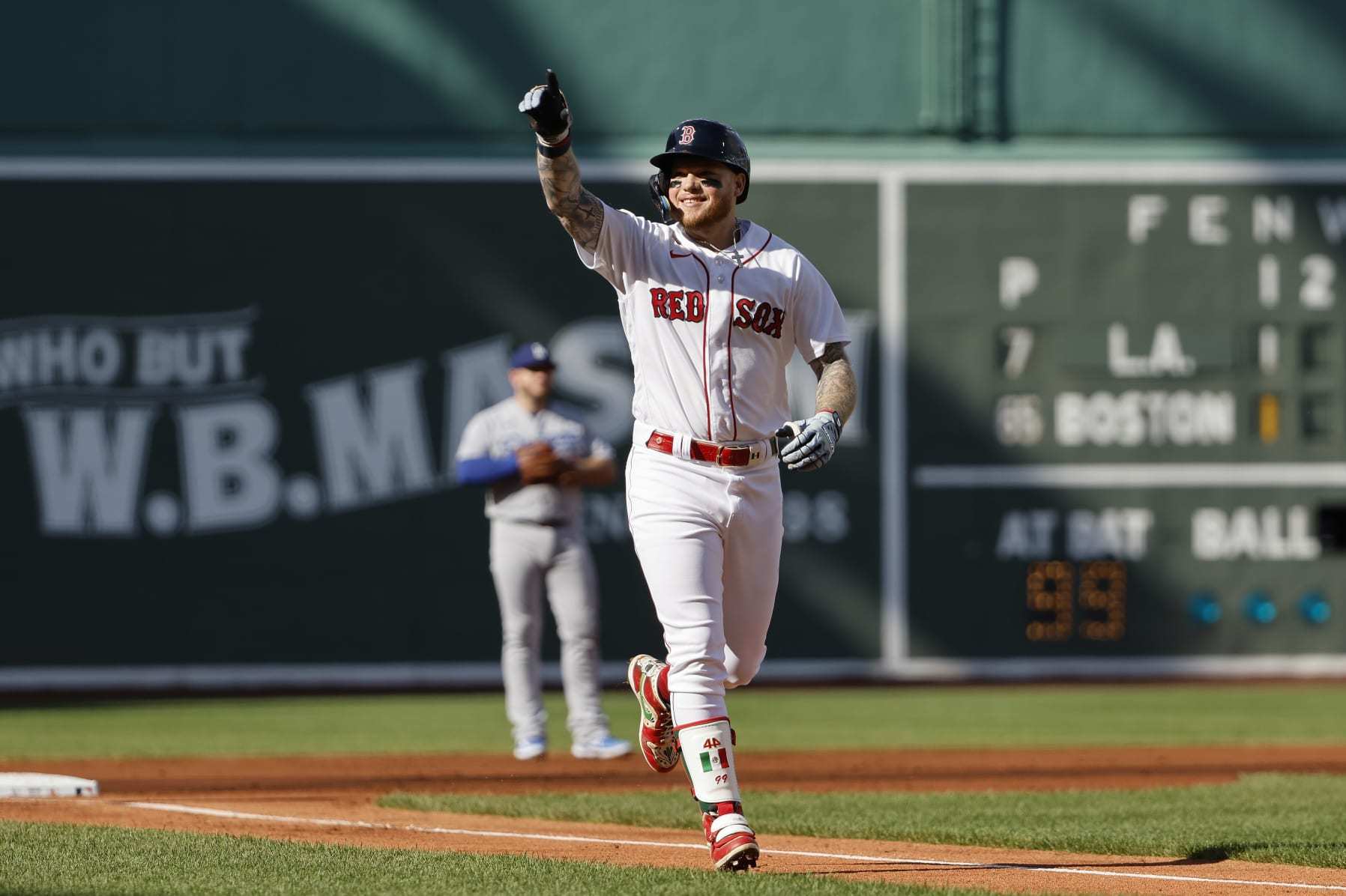 Red Sox outfielder Alex Verdugo is armed with a rediscovered strength this  year - The Boston Globe