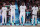 Derrick White, Kevin Durant, LeBron James and Anthony Edwards