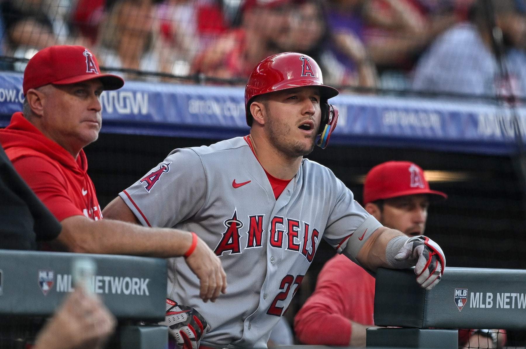 Angels' Mike Trout on cusp of MLB history after 7th straight game