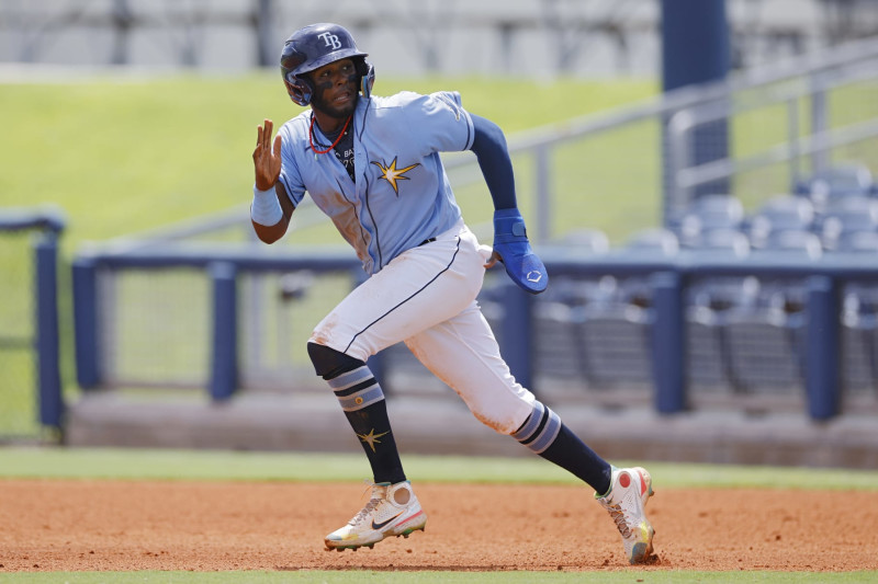 March 14, 2022, Port Charlotte, Florida, USA: Tampa Bay Rays shortstop Wander  Franco (5) seen