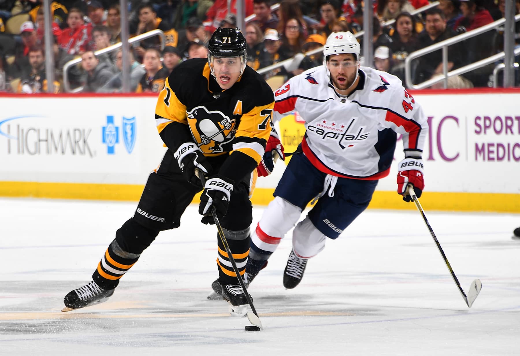 Evgeni Malkin and Tom Wilson.