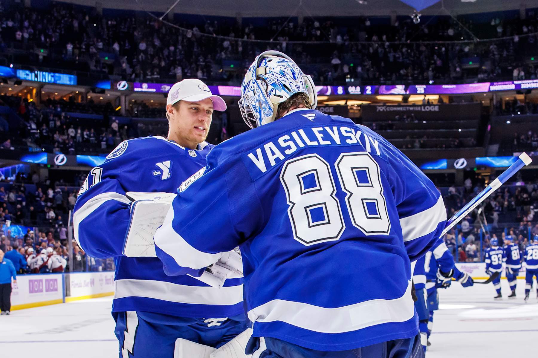 Jonas Johansson and Andrei Vasilevskiy.