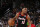 PORTLAND, OR - FEBRUARY 9: Dennis Smith Jr. #10 of the Portland Trail Blazers dribbles the ball during the game against the Los Angeles Lakers on February 9, 2022 at the Moda Center Arena in Portland, Oregon. NOTE TO USER: User expressly acknowledges and agrees that, by downloading and or using this photograph, user is consenting to the terms and conditions of the Getty Images License Agreement. Mandatory Copyright Notice: Copyright 2022 NBAE (Photo by Cameron Browne/NBAE via Getty Images)