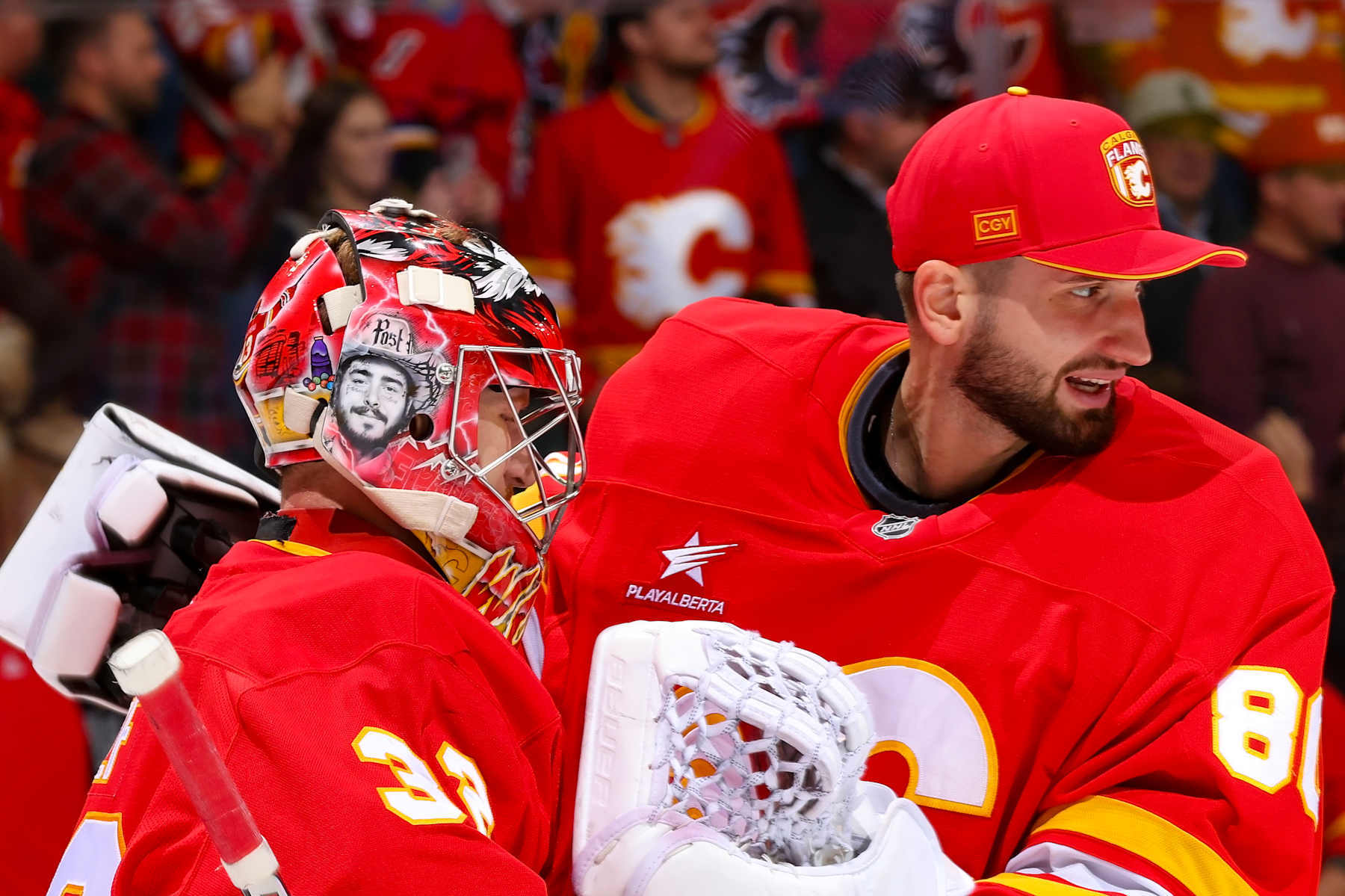 Dustin Wolf and Dan Vladar.