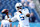 NASHVILLE, TENNESSEE - OCTOBER 13: Anthony Richardson #5 of the Indianapolis Colts warms up prior to the game against the Tennessee Titans at Nissan Stadium on October 13, 2024 in Nashville, Tennessee. (Photo by Andy Lyons/Getty Images)