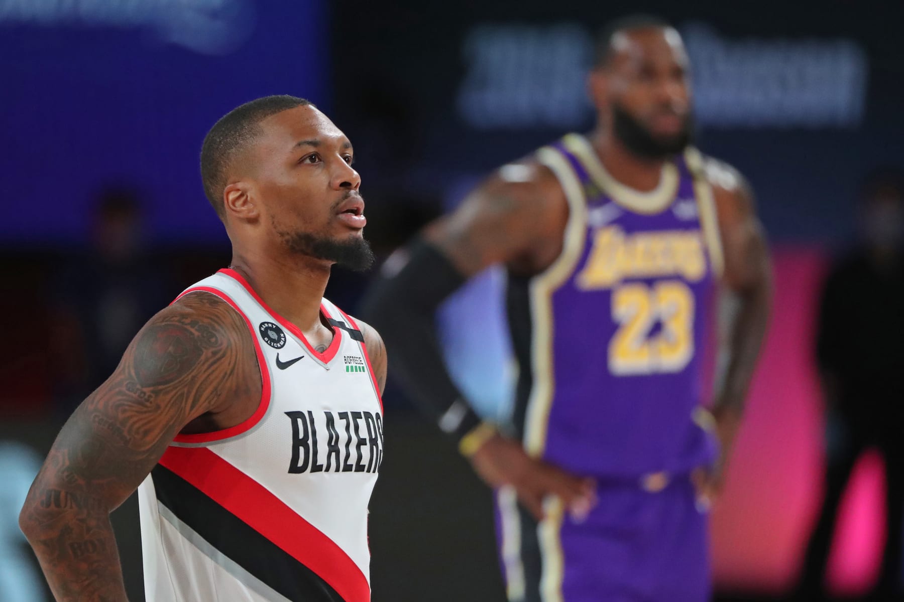 damian lillard and lebron james