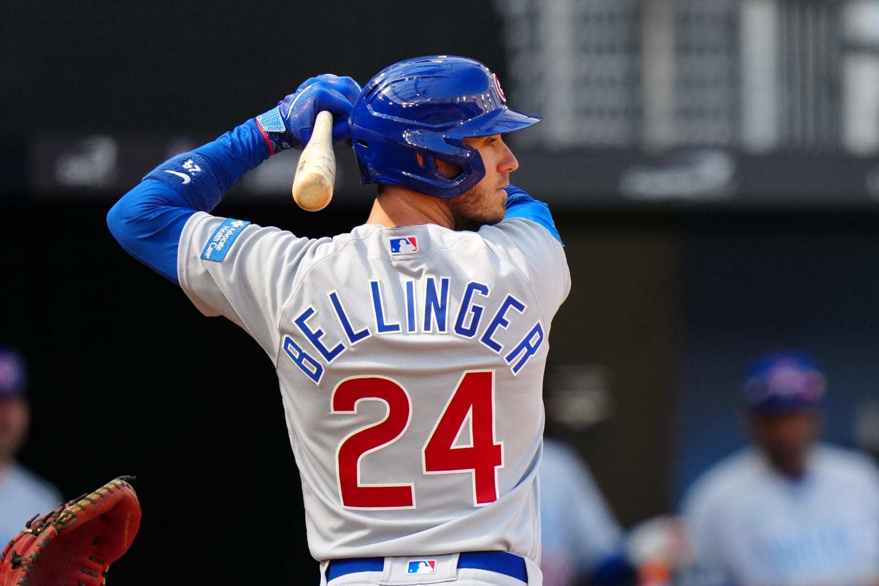 LONDON, - JUNE 25: Cody Bellinger #24 of the Chicago Cubs bats during the game between the Chicago Cubs and the St. Louis Cardinals at London Stadium on Sunday, June 25, 2023 in London, England. (Photo by Daniel Shirey/MLB Photos via Getty Images)