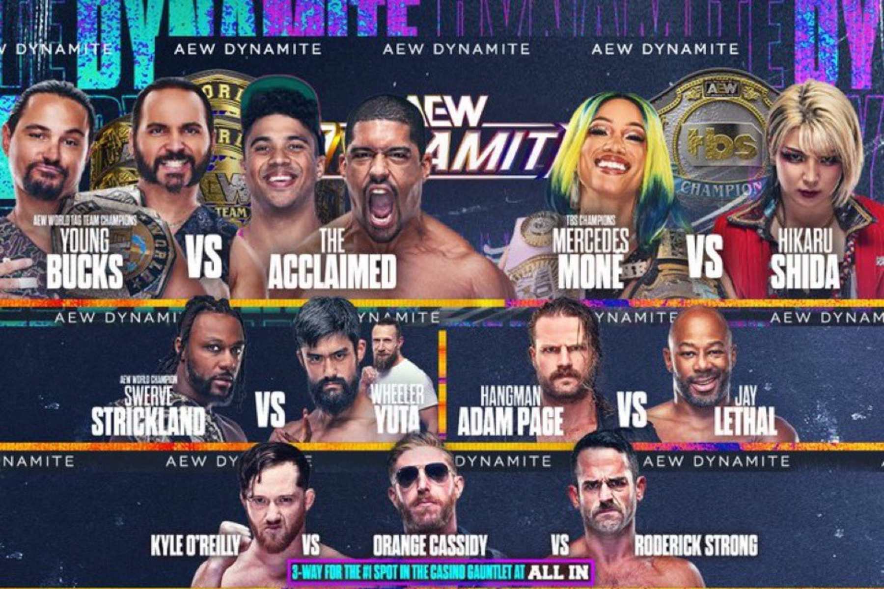 AEW Dynamite Results Winners, Live Grades, Reaction and Highlights From Aug. 14