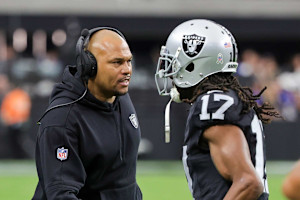 Raiders' Antonio Pierce Likes IG Video Reporting Davante Adams Trade Rumors