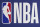 PHILADELPHIA, PA - JANUARY 20: A detailed view of the NBA logo prior to the game between the Boston Celtics and Philadelphia 76ers at the Wells Fargo Center on January 20, 2021 in Philadelphia, Pennsylvania. The 76ers defeated the Celtics 117-109. NOTE TO USER: User expressly acknowledges and agrees that, by downloading and or using this photograph, User is consenting to the terms and conditions of the Getty Images License Agreement. (Photo by Mitchell Leff/Getty Images)