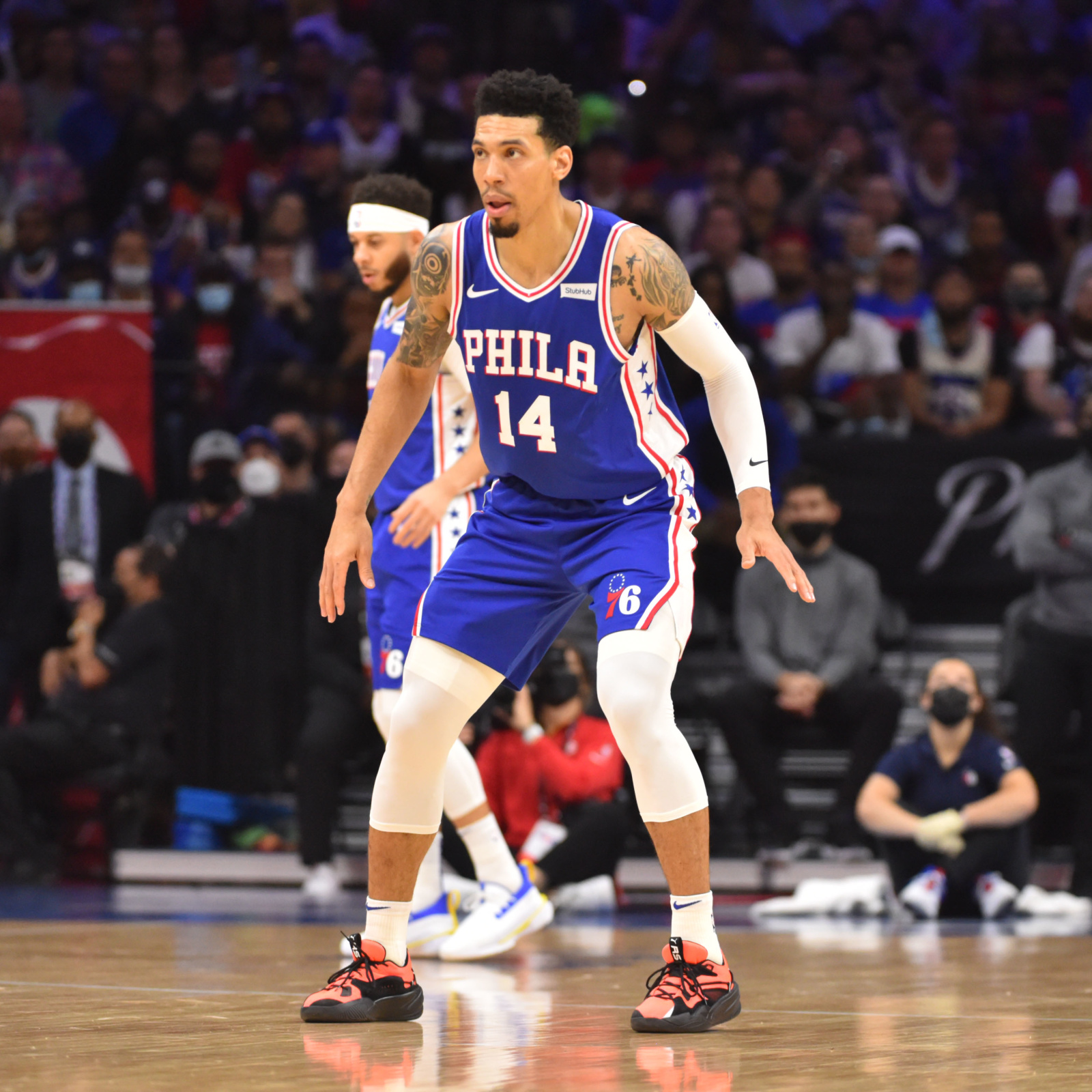 76ers Danny Green Ruled Out of Game 3 vs. Hawks with Calf Injury
