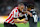 BRENTFORD, ENGLAND - FEBRUARY 18: Bryan Mbeumo of Brentford (L) holds off Eberechi Eze of Crystal Palace (R) during the Premier League match between Brentford FC and Crystal Palace at Gtech Community Stadium on February 18, 2023 in Brentford, England. (Photo by Visionhaus/Getty Images)