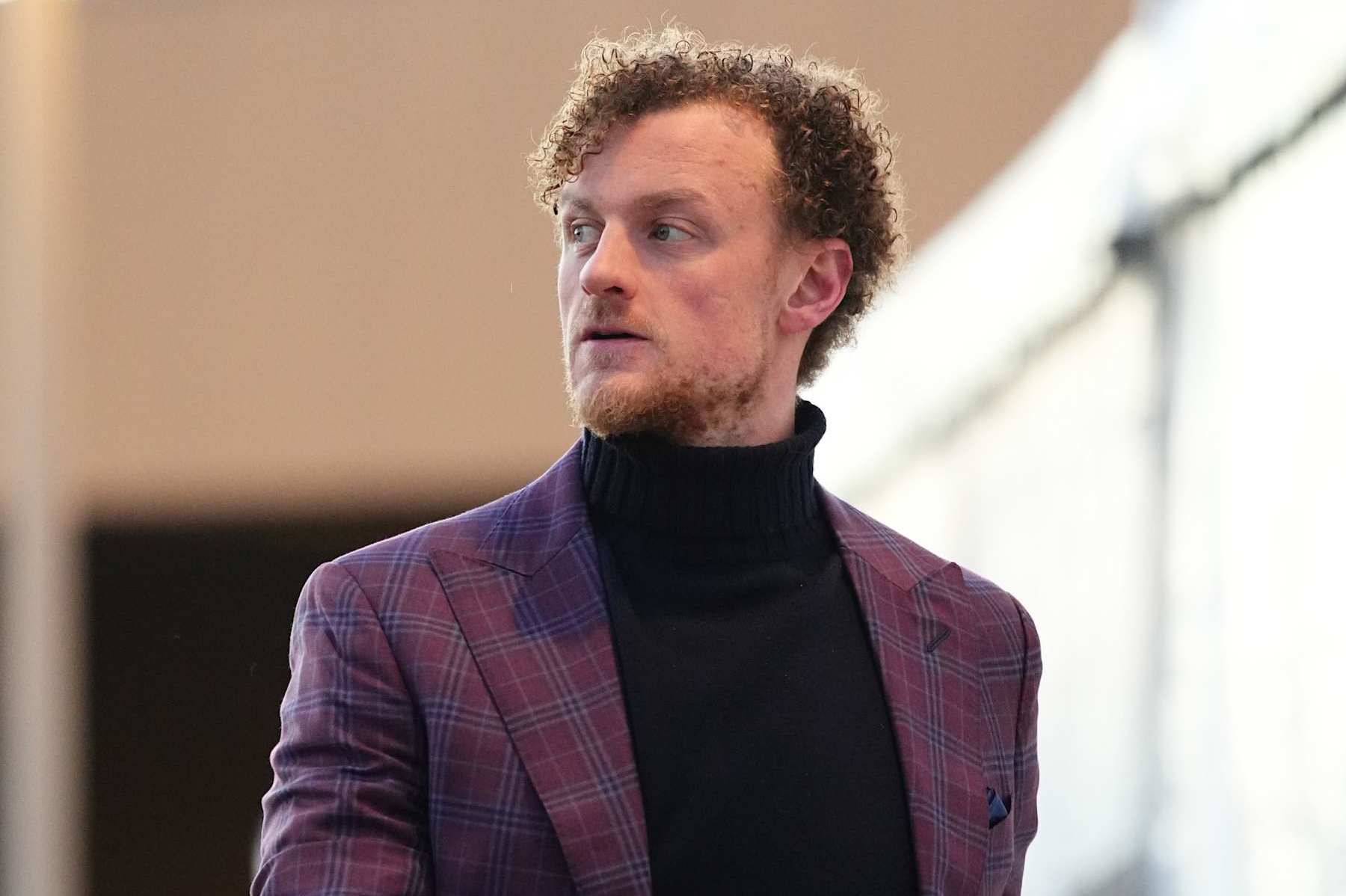 LAS VEGAS, NEVADA - DECEMBER 06: Jack Eichel #9 of the Vegas Golden Knights arrives prior to a game against the Dallas Stars at T-Mobile Arena on December 06, 2024 in Las Vegas, Nevada. (Photo by Jeff Bottari/NHLI via Getty Images)