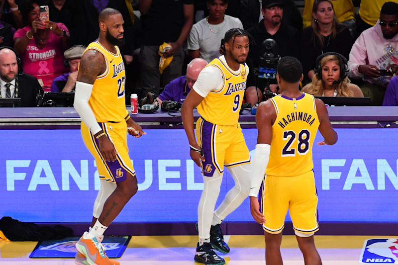 LeBron James Reflects on Bronny s NBA Debut with Lakers HISTORY WAS MADE News Scores Highlights Stats and Rumors Bleacher Report