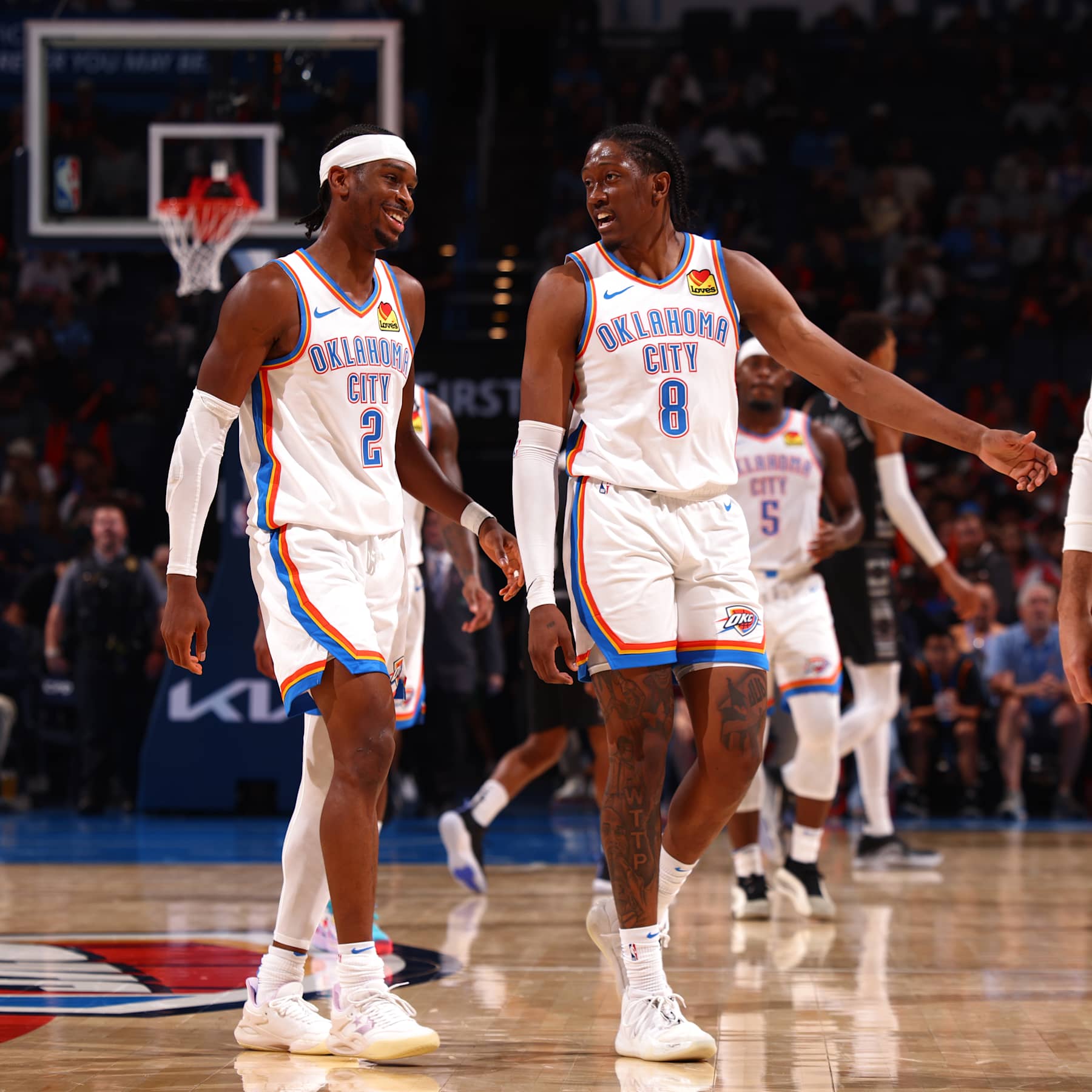 Shai Gilgeous-Alexander and Jalen Williams