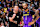 LOS ANGELES, CA - NOVEMBER 21: D'Angelo Russell #1 and Head Coach JJ Redick of the Los Angeles Lakers talk during the game against the Orlando Magic on November 21, 2024 at Crypto.Com Arena in Los Angeles, California. NOTE TO USER: User expressly acknowledges and agrees that, by downloading and/or using this Photograph, user is consenting to the terms and conditions of the Getty Images License Agreement. Mandatory Copyright Notice: Copyright 2024 NBAE (Photo by Adam Pantozzi/NBAE via Getty Images)
