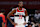 WASHINGTON, DC - OCTOBER 11: Alex Sarr #20 of the Washington Wizards looks on against the Toronto Raptors during the first half of a preseason game at Capital One Arena on October 11, 2024 in Washington, DC. NOTE TO USER: User expressly acknowledges and agrees that, by downloading and or using this photograph, User is consenting to the terms and conditions of the Getty Images License Agreement. (Photo by Patrick Smith/Getty Images)