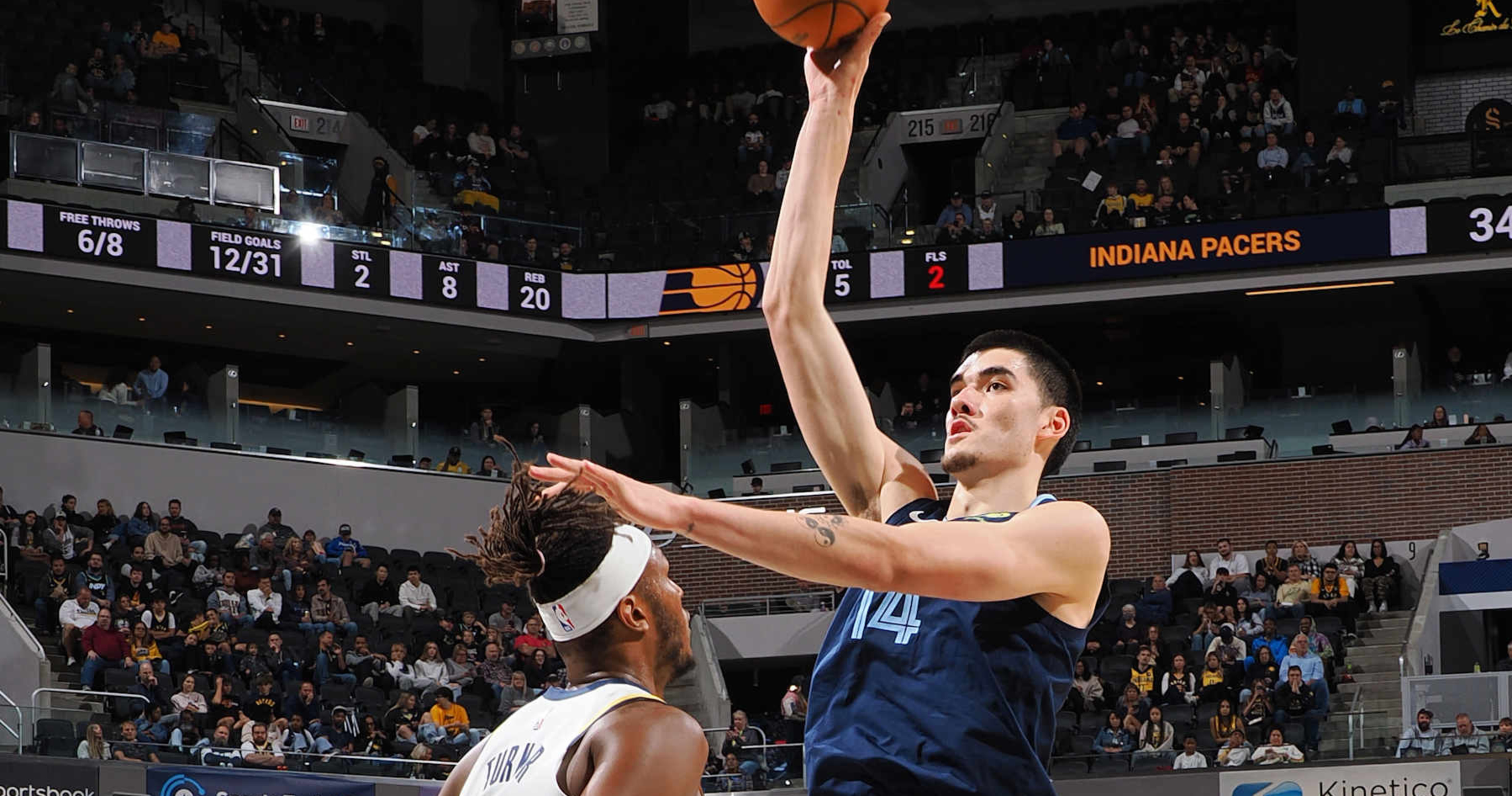Zach Edey Amazes NBA Fans with Dominant Preseason Game for Grizzlies vs. Pacers News, Scores