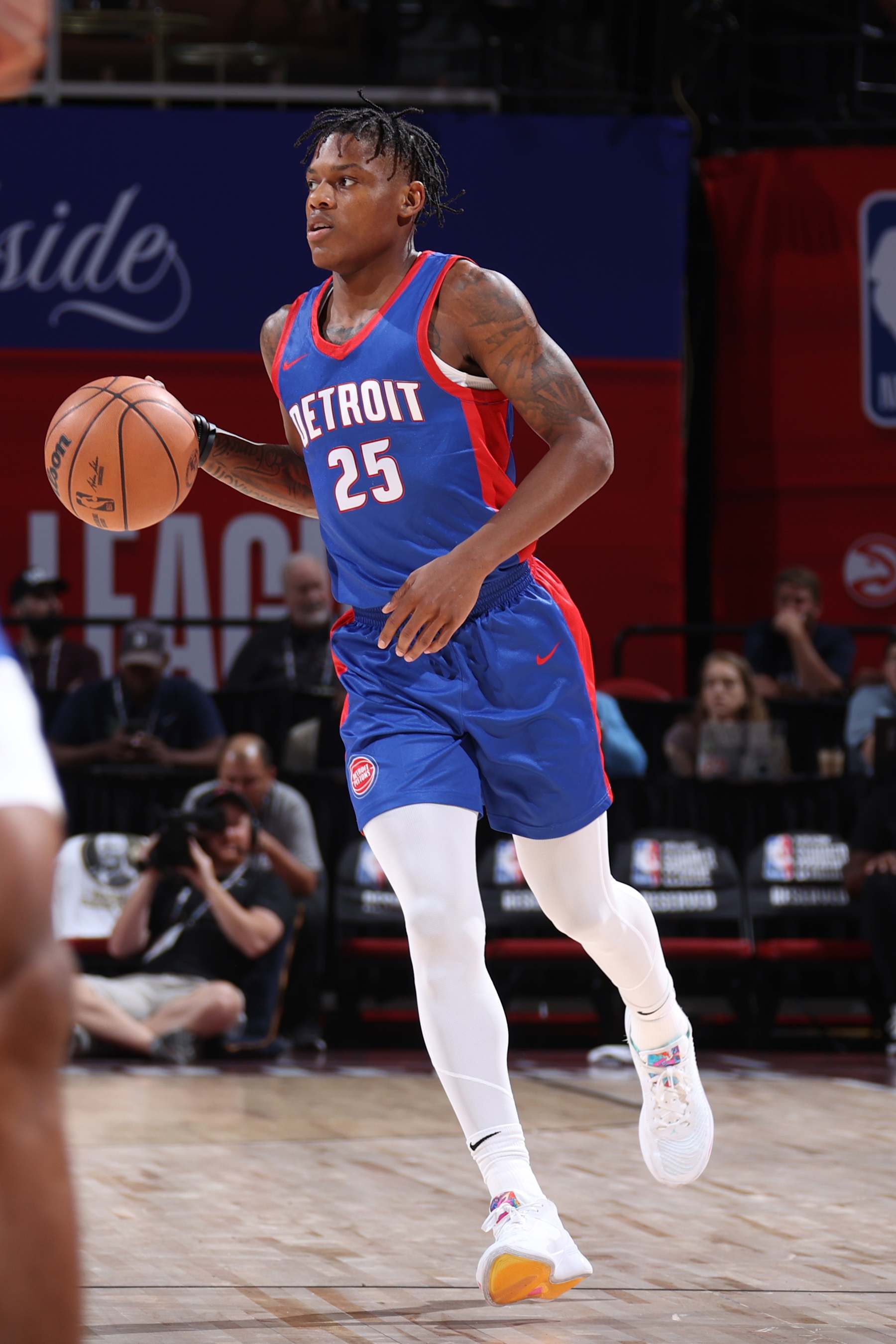 LAS VEGAS, NV - JULY 15: Marcus Sasser #25 of the <a href=