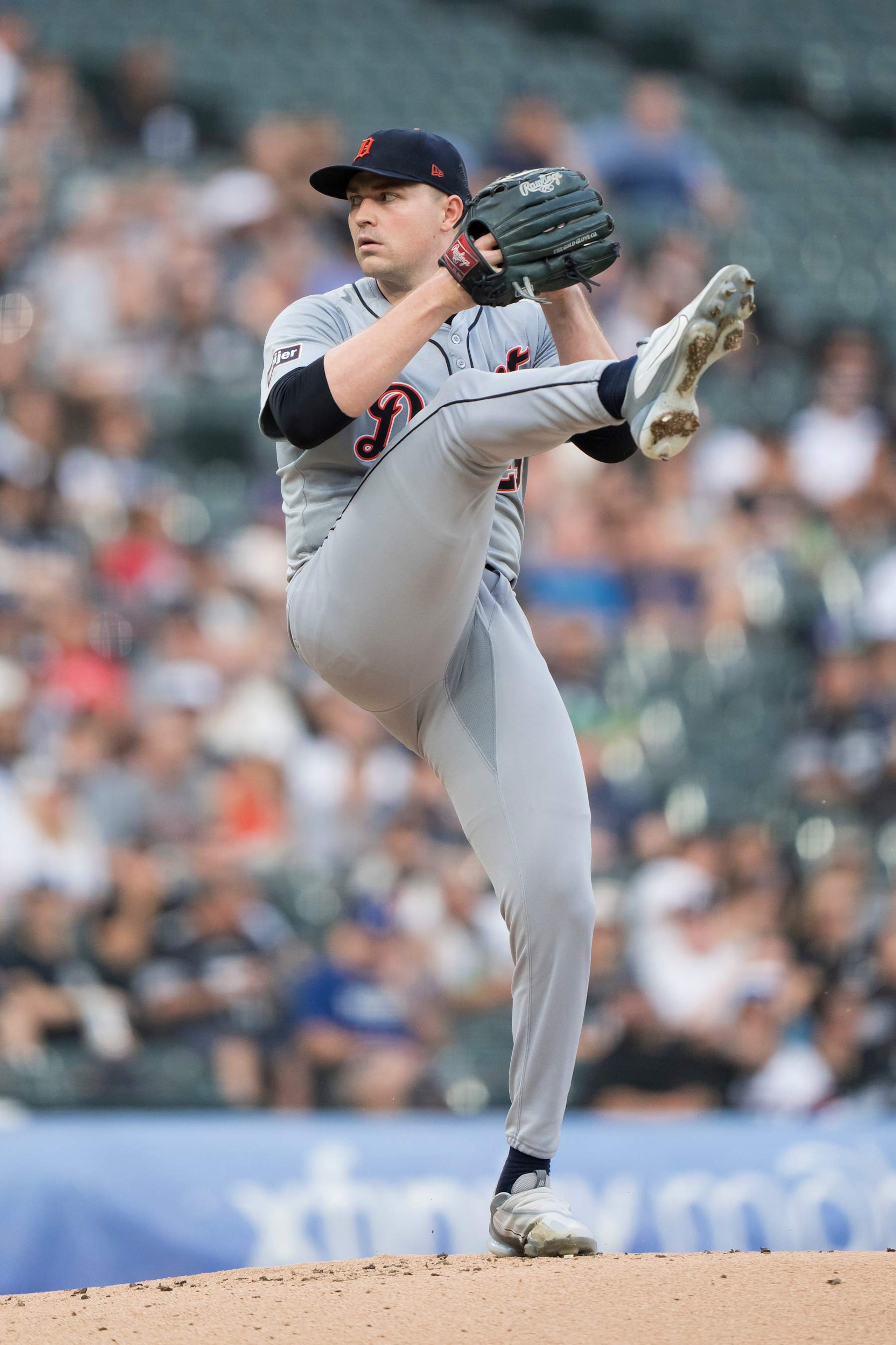 CHICAGO, ILLINOIS - AUGUST 24: Tarik Skubal of the Detroit Tigers pitches in a game against the Chicago White Sox at Guaranteed Rate Field on August 24, 2024 in Chicago, Illinois. (Photo by Matt Dirksen/Getty Images)