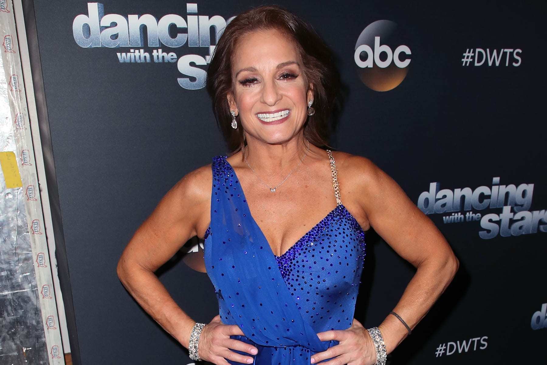 LOS ANGELES, CA - OCTOBER 08:  Mary Lou Retton poses at "Dancing with the Stars" Season 27 at CBS Televison City on October 8, 2018 in Los Angeles, California.  (Photo by David Livingston/Getty Images)