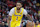 NEW ORLEANS, LOUISIANA - APRIL 16: D'Angelo Russell #1 of the Los Angeles Lakers reacts against the New Orleans Pelicans during a play-in tournament game at the Smoothie King Center on April 16, 2024 in New Orleans, Louisiana. NOTE TO USER: User expressly acknowledges and agrees that, by downloading and or using this Photograph, user is consenting to the terms and conditions of the Getty Images License Agreement. (Photo by Jonathan Bachman/Getty Images)