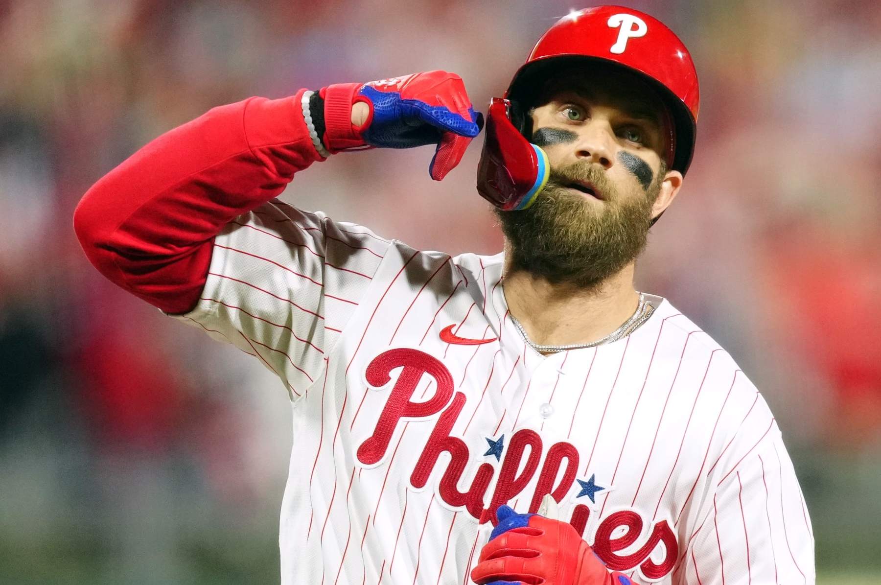 Baseball Bros on X: Bryce Harper with the Phillie Phanatic