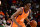 PHOENIX, AZ - DECEMBER 10: Jalen Smith #10 of the Phoenix Suns dribbles the ball during the game against the Boston Celtics on December 10, 2021 at Footprint Center in Phoenix, Arizona. NOTE TO USER: User expressly acknowledges and agrees that, by downloading and or using this photograph, user is consenting to the terms and conditions of the Getty Images License Agreement. Mandatory Copyright Notice: Copyright 2021 NBAE (Photo by Barry Gossage/NBAE via Getty Images)