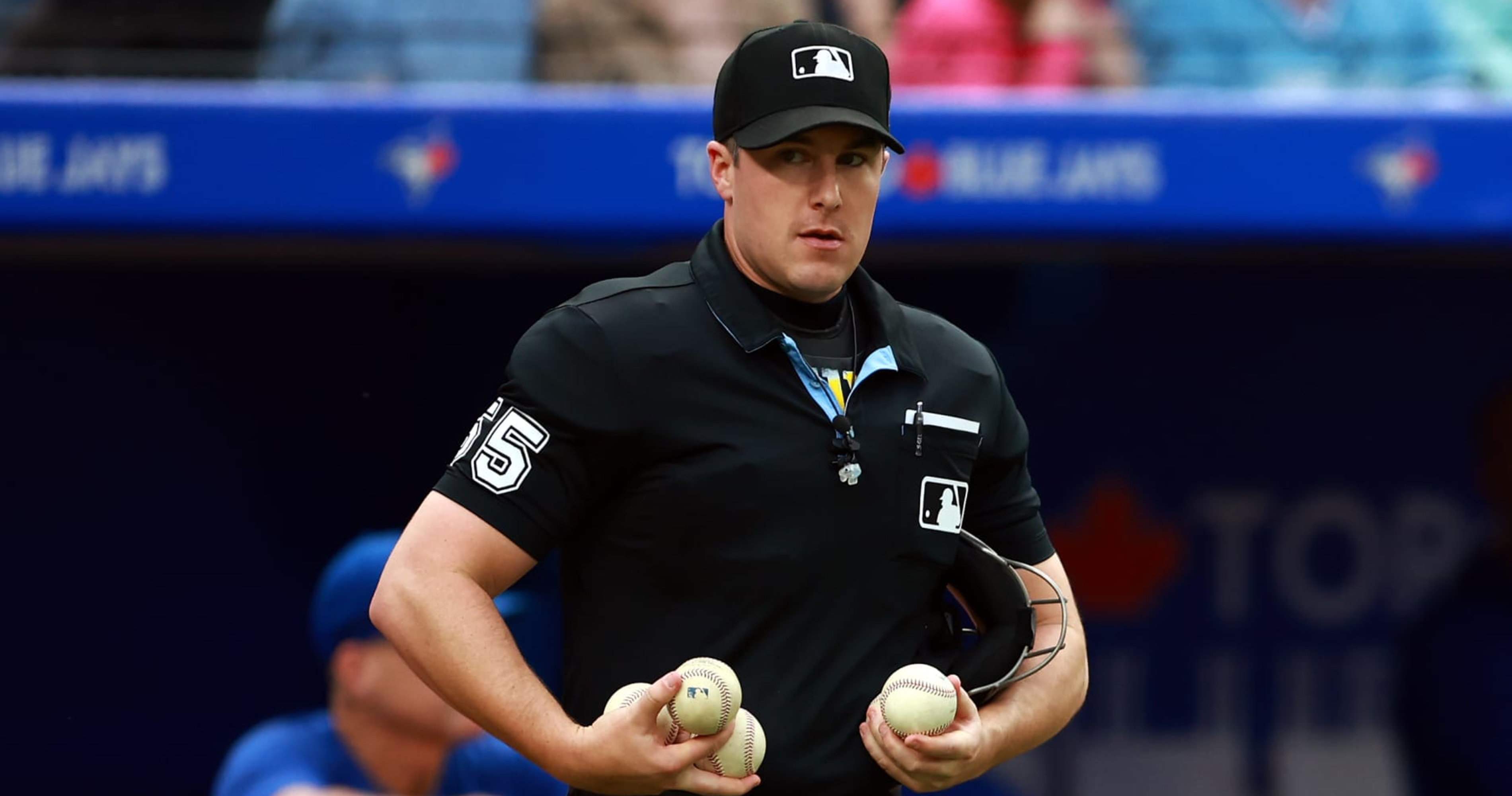 MLB umpire Jordan Baker enters concussion protocol after being hit