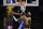LOS ANGELES, CA - OCTOBER 19: LeBron James #6 of the Los Angeles Lakers defends Andre Iguodala #9 of the Golden State Warriors during the second half of a game at Staples Center on October 19, 2021 in Los Angeles, California. NOTE TO USER: User expressly acknowledges and agrees that, by downloading and/or using this Photograph, user is consenting to the terms and conditions of the Getty Images License Agreement. (Photo by Kevork Djansezian/Getty Images)