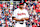 CLEVELAND, OH - OCTOBER 12: Former player Carlos Carrasco throws out the ceremonial first pitch prior to Game 5 of the Division Series presented by Booking.com between the Detroit Tigers and the Cleveland Guardians at Progressive Field on Saturday, October 12, 2024 in Cleveland, Ohio. (Photo by Ben Jackson/MLB Photos via Getty Images)